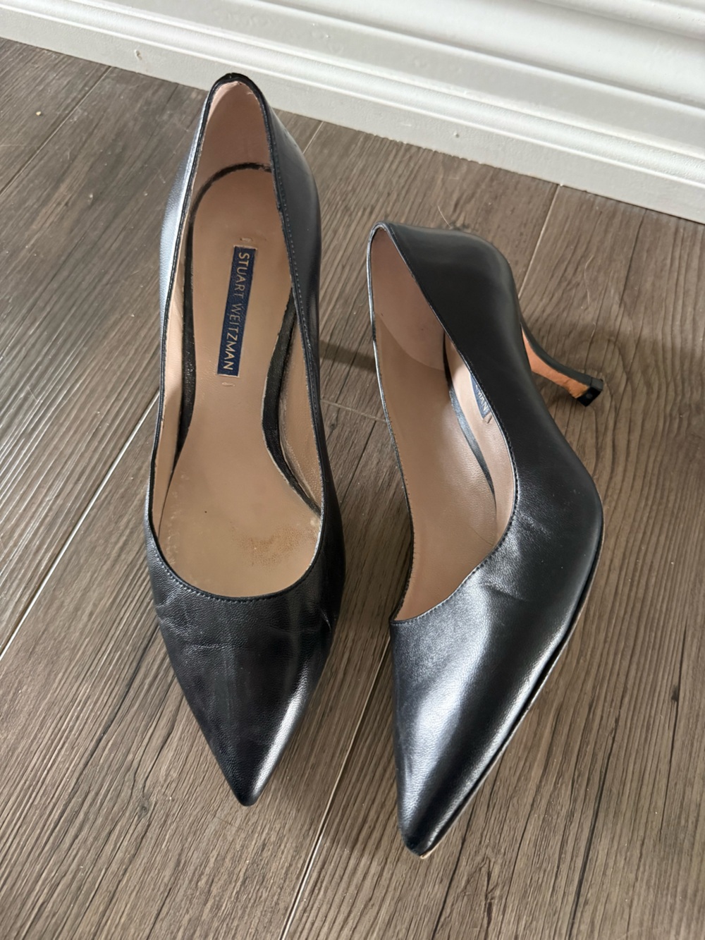 Stuart Weitzman Leather Heels Size 8